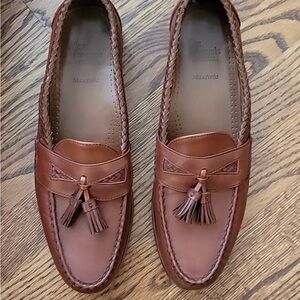 Men's Brown Leather Loafers